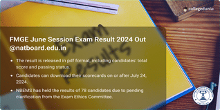 FMGE June Session Exam 2024 Result Out @natboard.edu.in, Get Direct Link Here